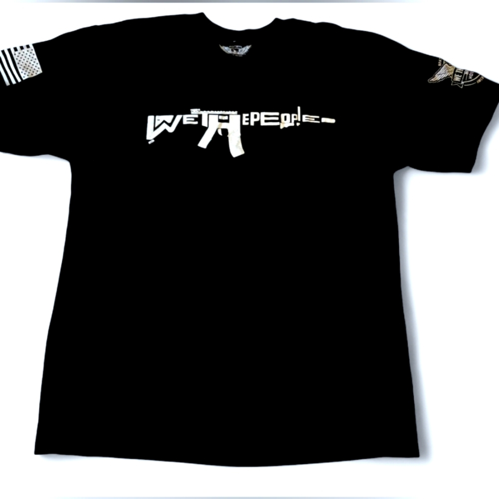 We The People Ar-15 Graphic T-Shirt Size XL Hand Crafted, Made In America